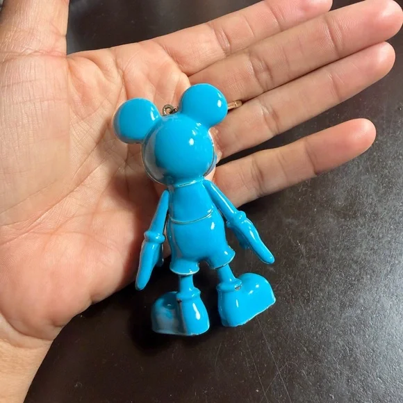 Blue Mickey Mouse Character Keychain - Picture 3 of 3